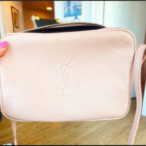 YSL Lambskin Monogram Small Lou Camera Bag
